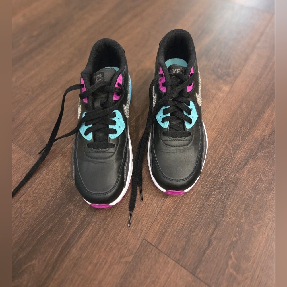 Custom Swarvoski Crystal Nike Air Max 270 Sneakers - Picture 5 of 9